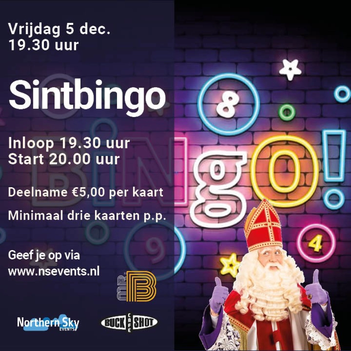 Sinterklaas Bingo on December 5